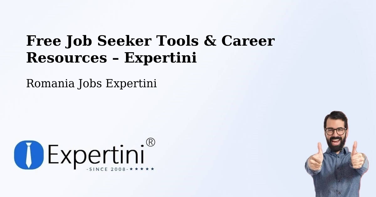 Free Job Seeker Tools & Career Resources – Meștera - Meștera, Romania Jobs Expertini